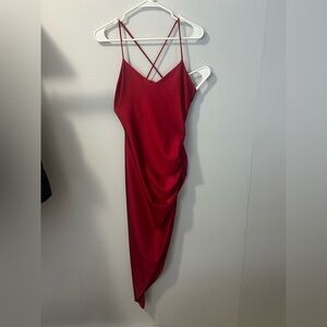 Windsor Asymmetrical Red Dress